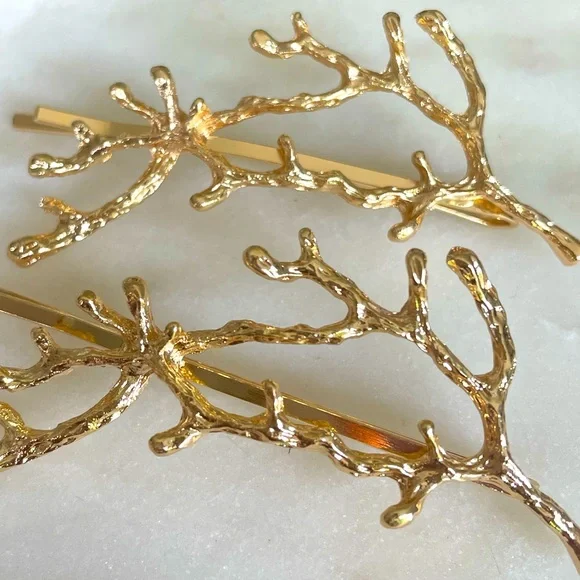 Anthropologie 2 Twig Hair Pins Clips - Picture 10 of 10